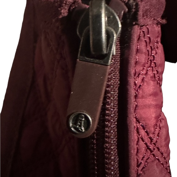 ❄️ Lands’ End slip-on shoe fleece lined Maroon Size 8.5 - Picture 13 of 15